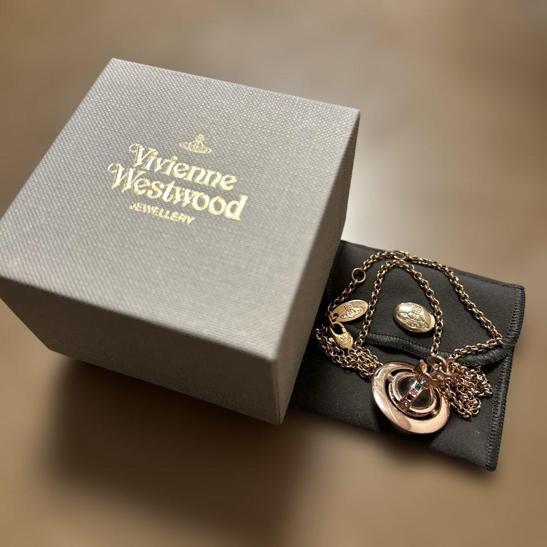 Vivienne Westwood オーブ ネックレス ピンクゴールド