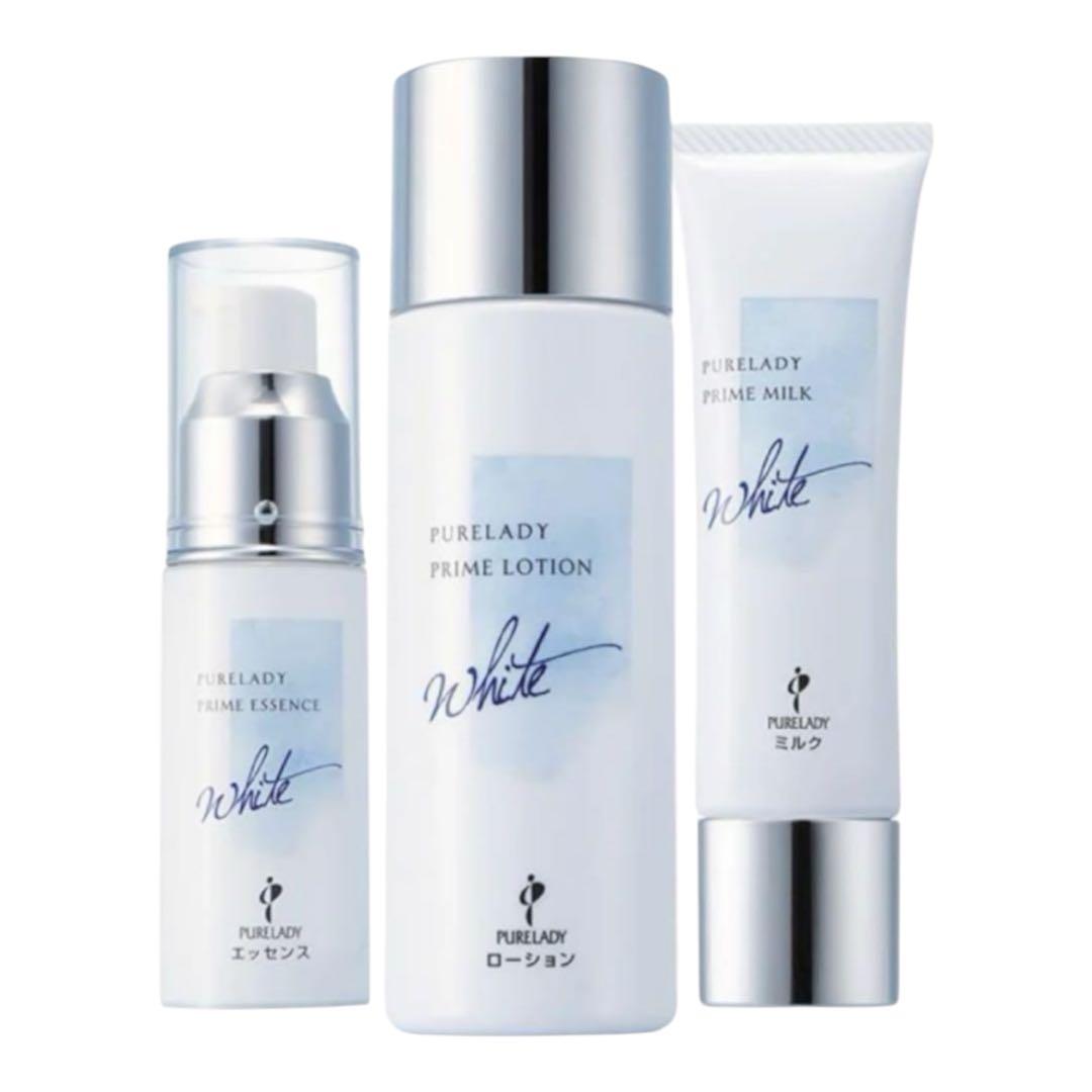 新品　未開封　ホワイトプライム3点セット　ピュアレディ　ホワイト 美肌 国産