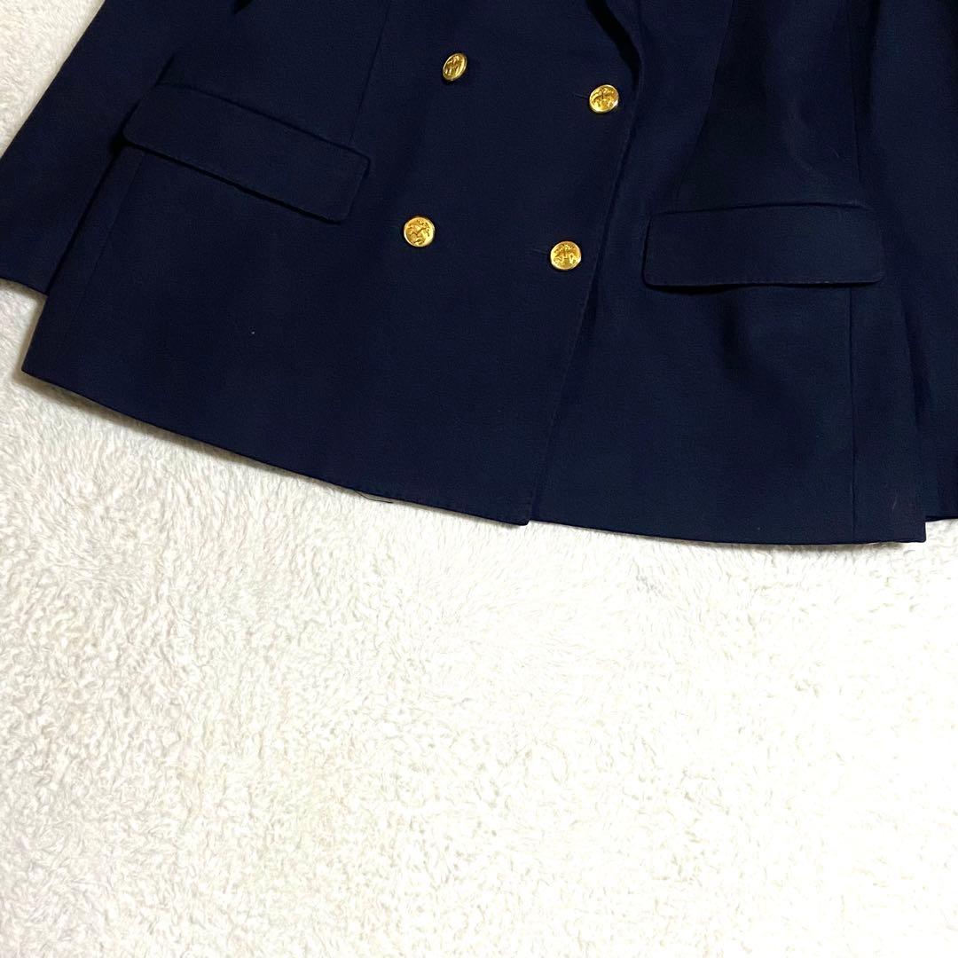 ブルックスブラザーズ ダブル 紺ブレ 金ボタン ネイビー Lサイズ