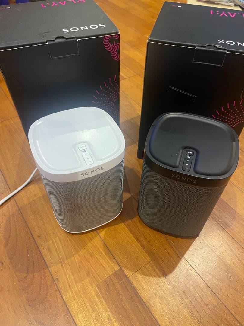 SONOS スマートスピーカー ホワイト ブラック 2色セット