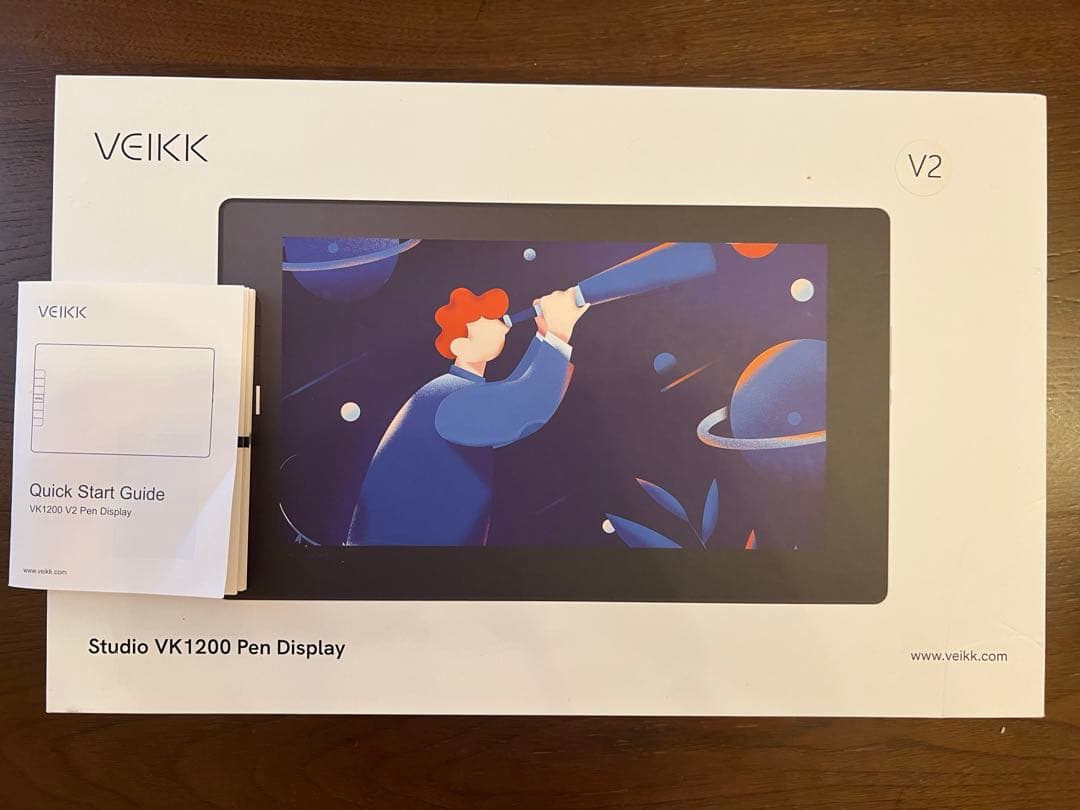 ⭐︎ほぼ未使用⭐︎タブレットVEIKK VK1200 pen disprey v2