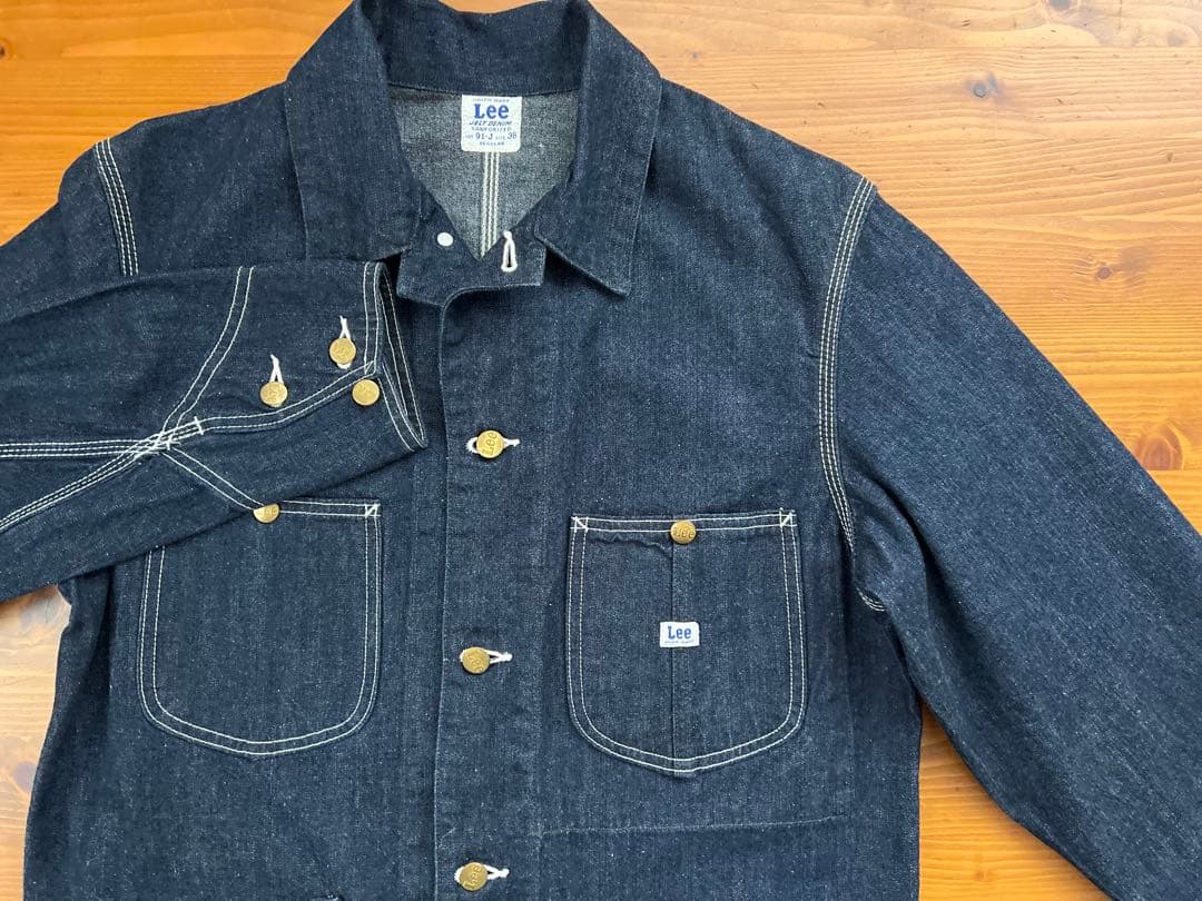 s*3様 Lee メンズ デニム カバーオール ㊳ M ブルー系