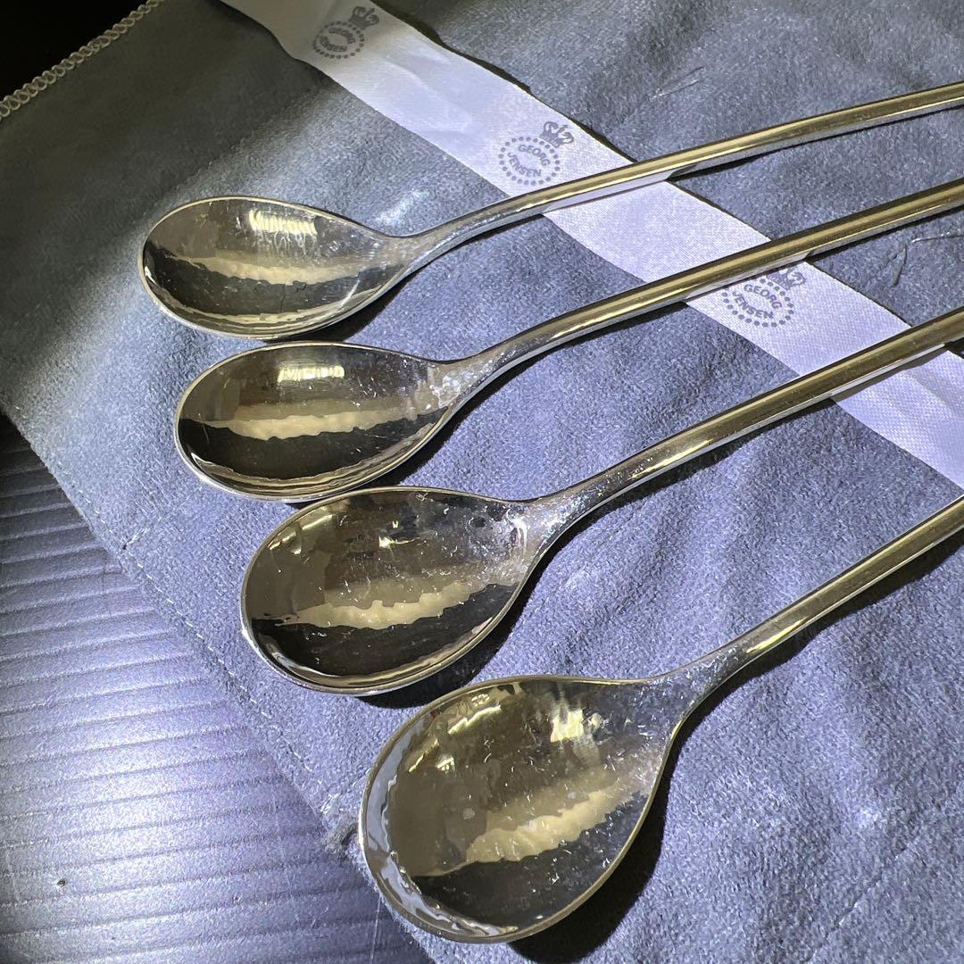 ジョージジェンセン　激レア　ブロッサムアイスティスプーンsterling925