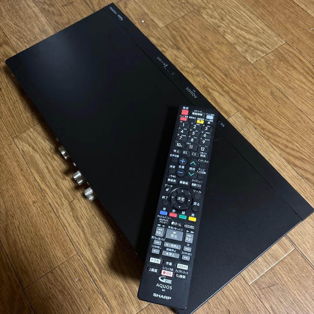 AQUOS ブルーレイレコーダー BD-NW1200　純正リモコン
