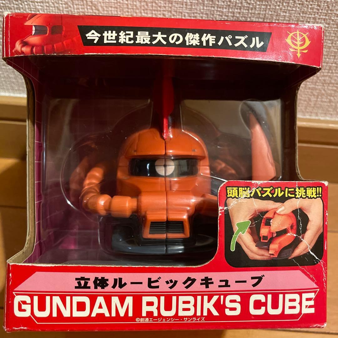 M*e様 激レア　シャア専用ザク　立体ルービックキューブ　パルボックス製　ガンダ