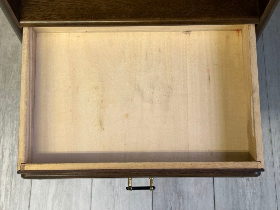 カリモク　karimoku コンセント付き　電話台　キッチンボード　レトロ　nz