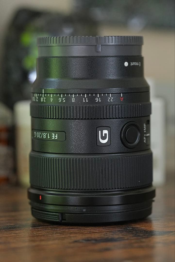 SONY FE 20mm F1.8 G レンズ