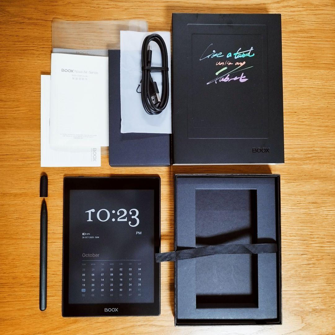 【極美品】BOOX Nova Air C 7.8インチ Eink電子書籍リーダー