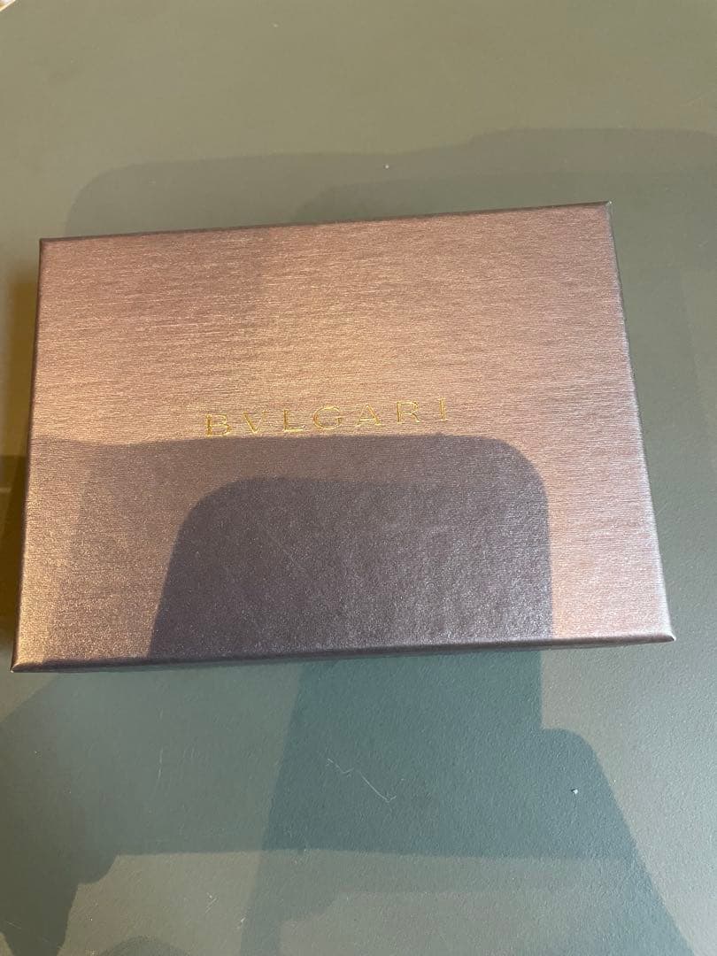 ブルガリ　黒 レザー 名刺入れ