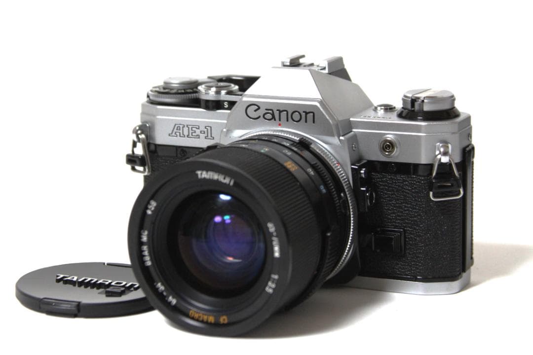 フィルムカメラ Canon AE-1 TAMRON 35-70mm F3.5 CF MACRO