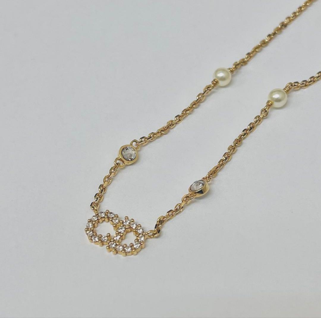 【美品】DIOR Clair D Lune ネックレス