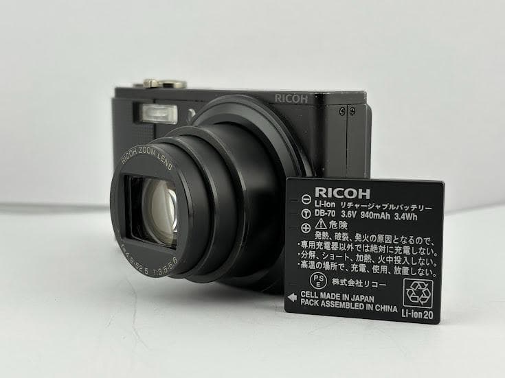 ★美品★リコー RICOH CX2 ブラック ★バッテリー付、動作良好★