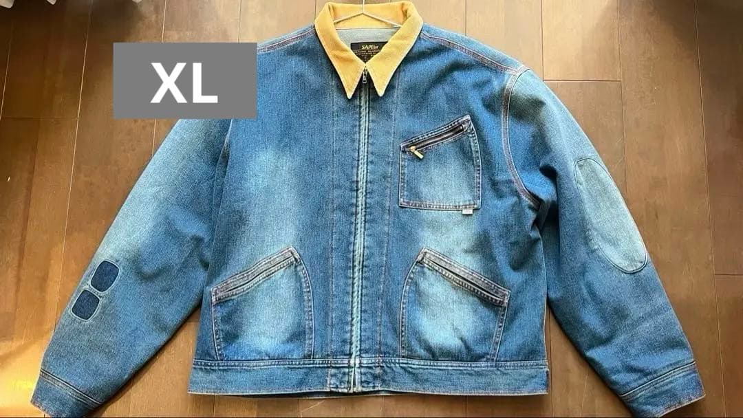 サプール SAPEur デニム　ジップアップ　ジャケット　未使用品