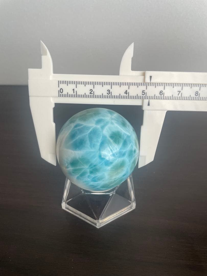 最終値下げ　Ｔ　ラリマー 球体 約5.2cm 鑑別書付き