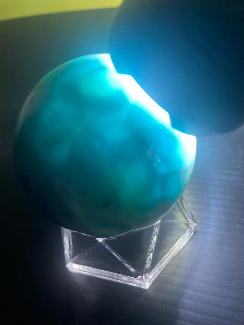 最終値下げ　Ｔ　ラリマー 球体 約5.2cm 鑑別書付き