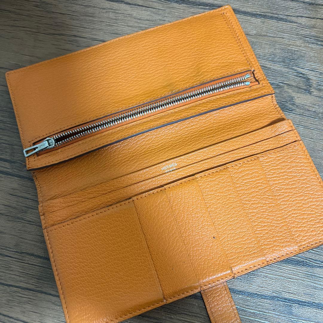 き*き様 エルメス　ベアンスフレ　オレンジ