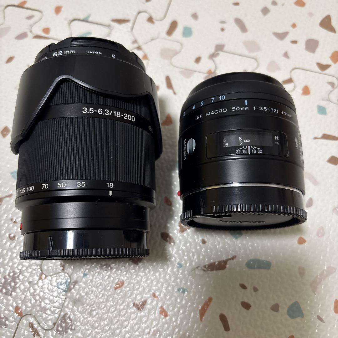 Sony SAL18200 極美品　minolta 50 マクロ