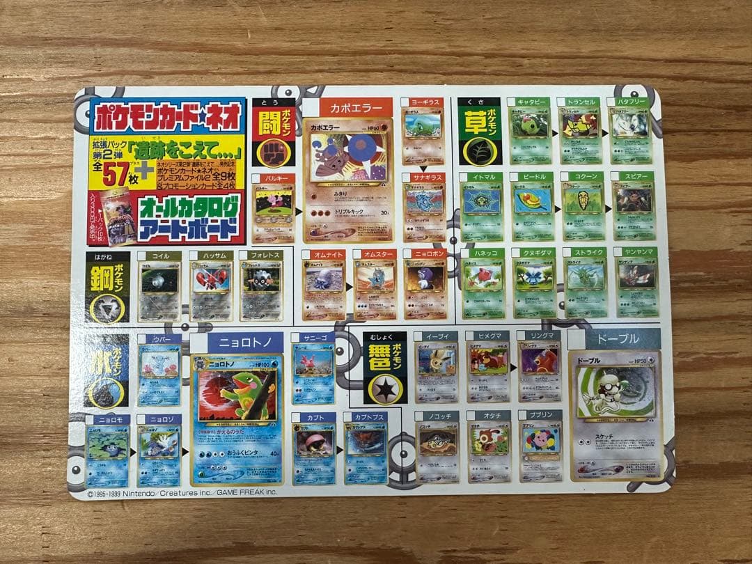 旧裏 オールカタログ　アートボード コロコロ付録 JAPANEASE PROMO