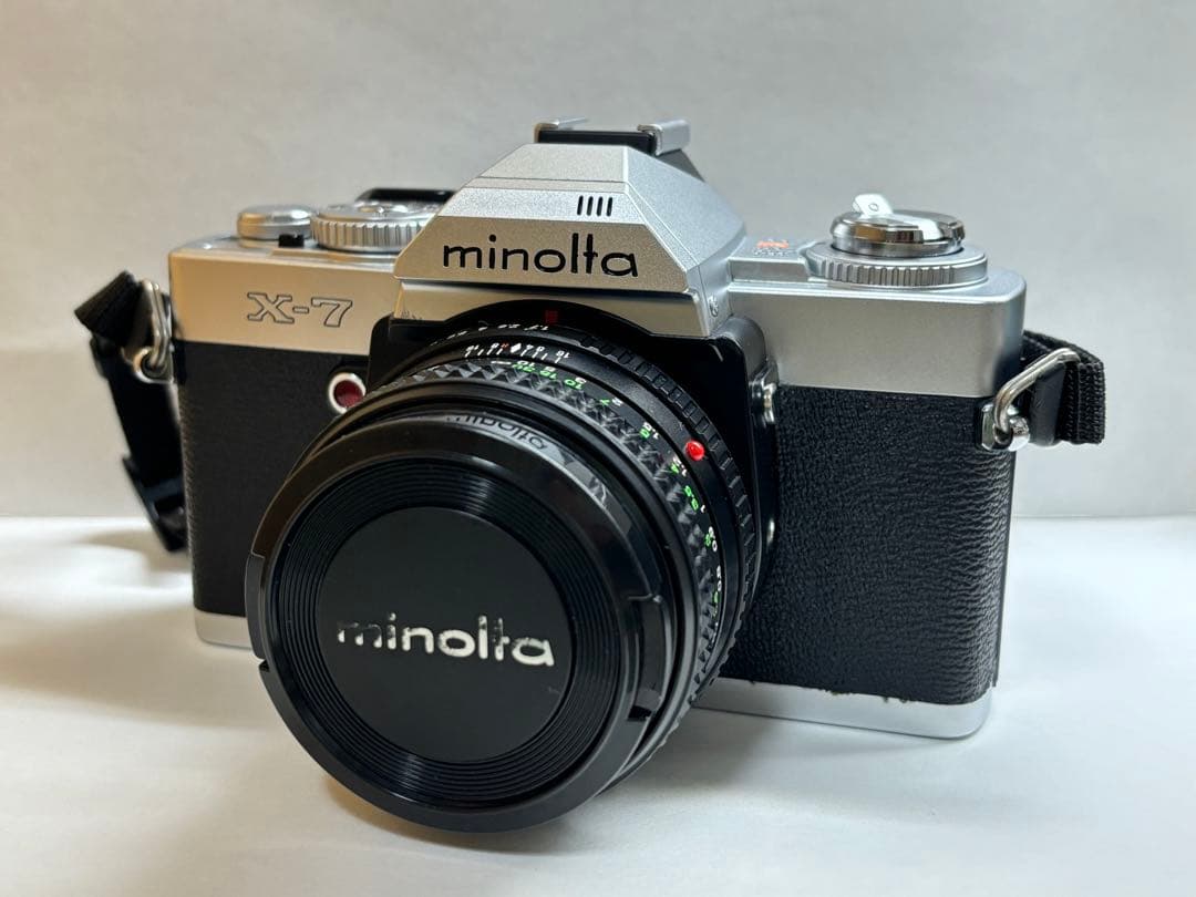 フィルム一眼レフ MINOLTA X-7 50mm F1.7レンズ付き