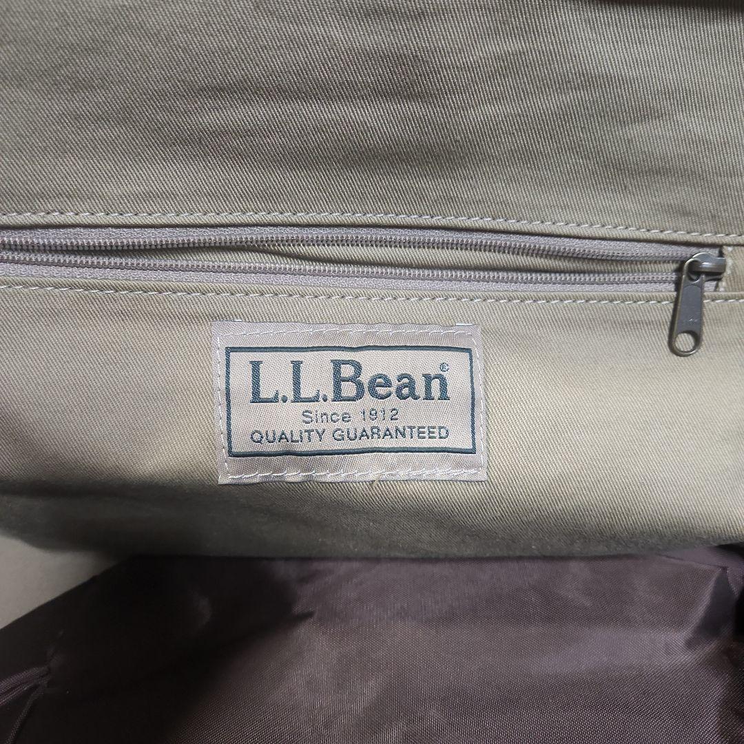 【りと】L L BEAN ブラウン レザーボストンバッグ