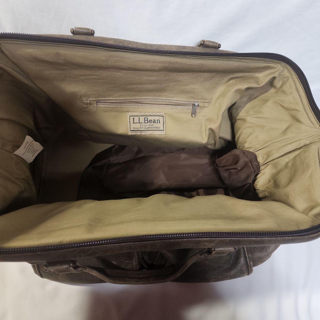 【りと】L L BEAN ブラウン レザーボストンバッグ