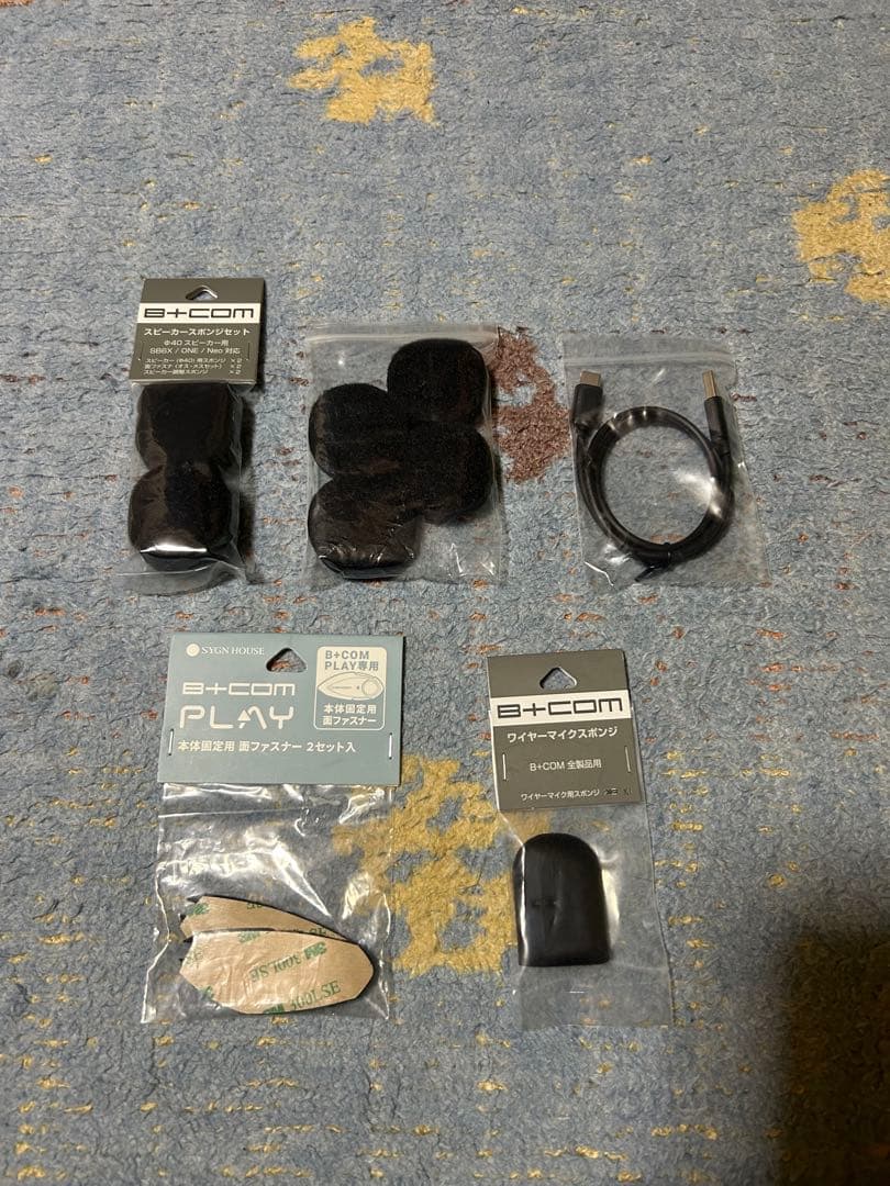 【美品】B+COM PLAY ビーコム プレイ ブラック　バイクインカム