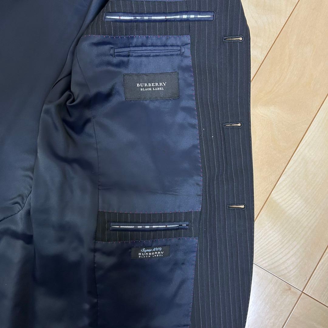 BURBERRY BLACK LABEL ピンストライプスーツ