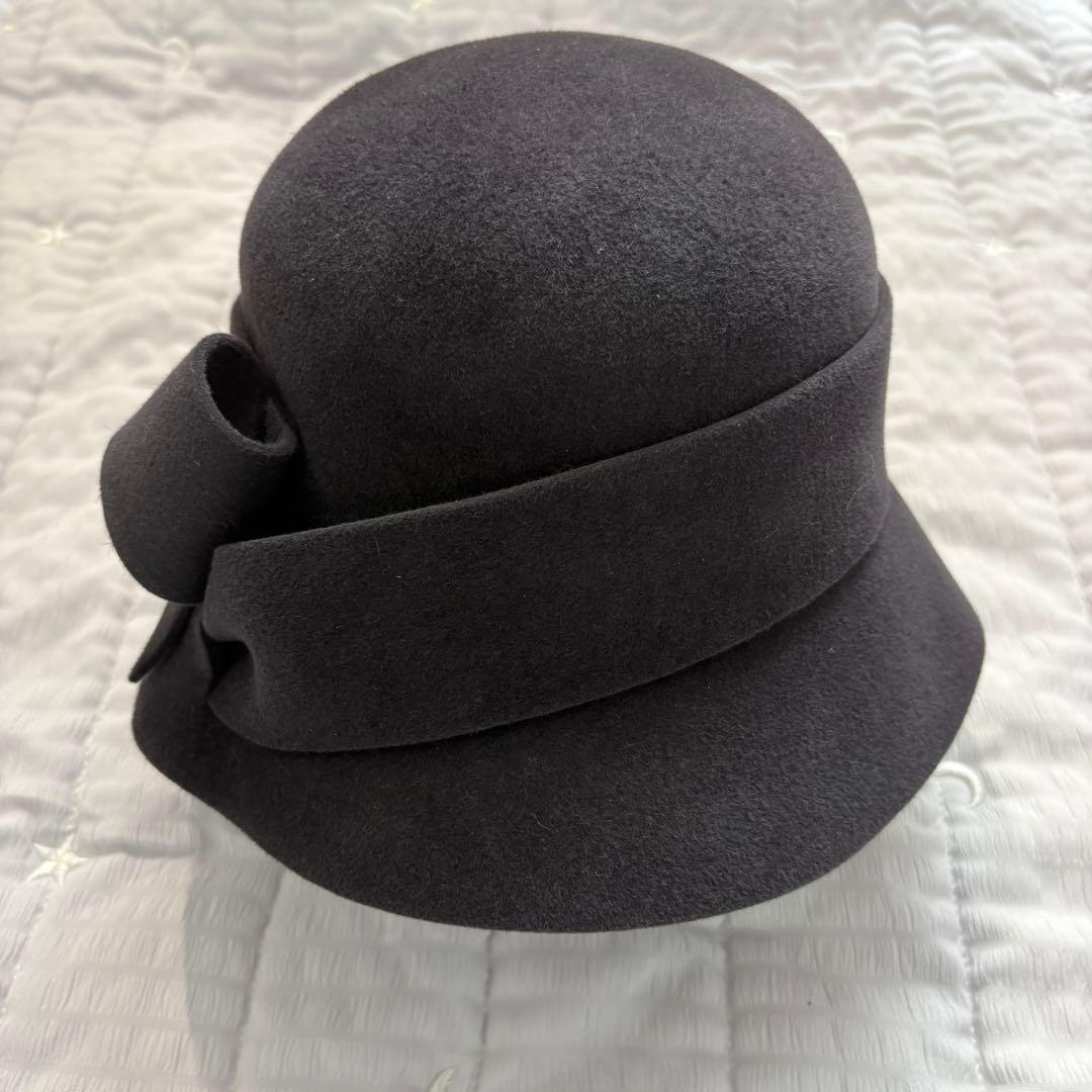Maxim ラビットウール フェルト クラシカルリボンハット 帽子 日本製