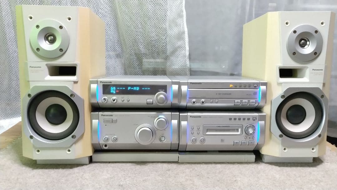 秀器！Panasonic CDコンポ SE-HD615他5CD-リモコン取説付き