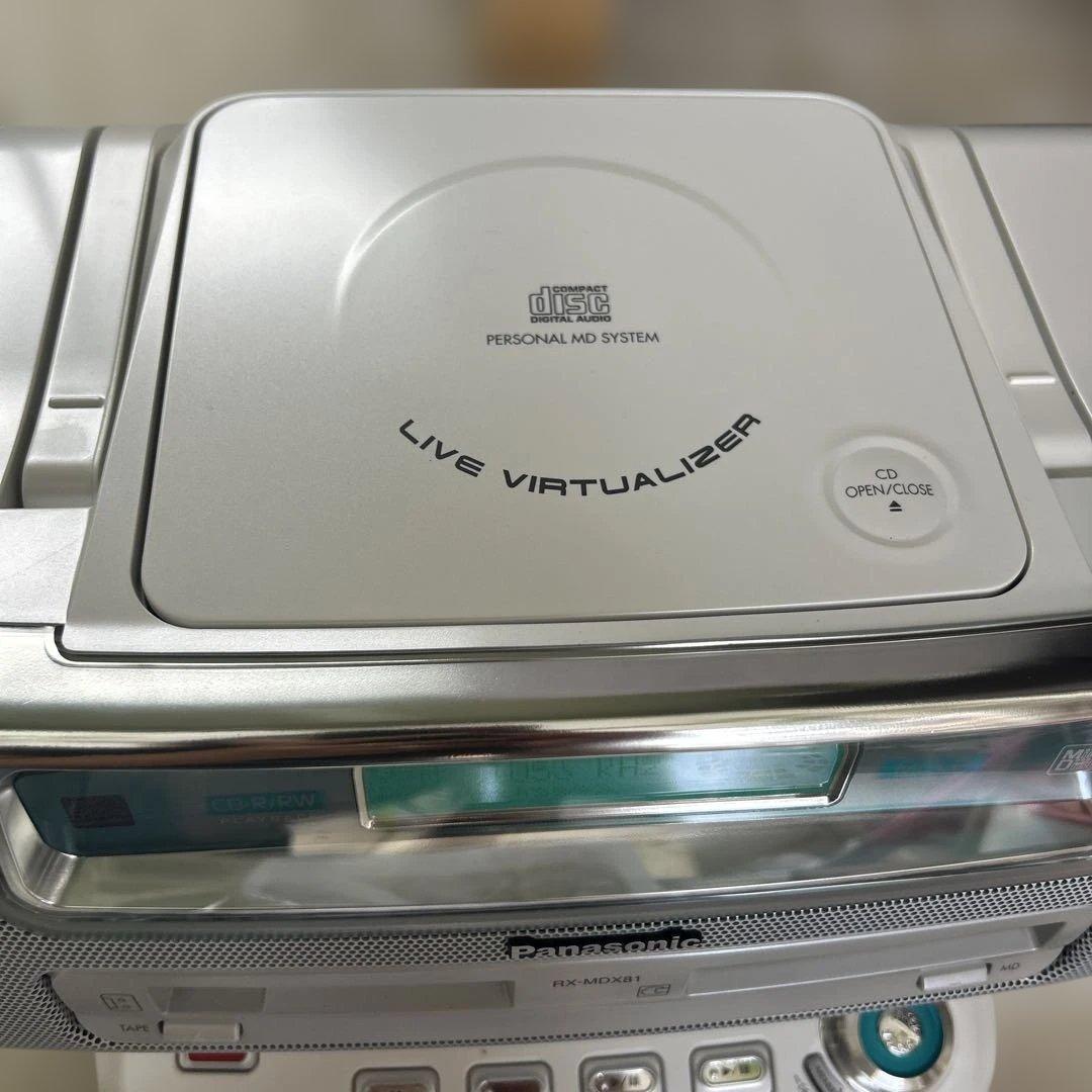 （美品）Panasonic パーソナルMDシステム RX-MDX81