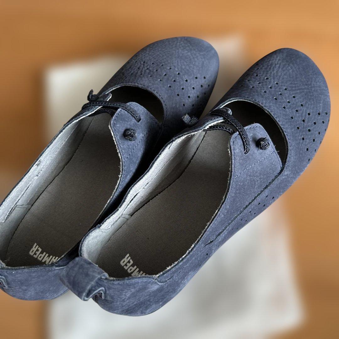 カンペールRightNina サイズ38ブルー 未使用　新品同様