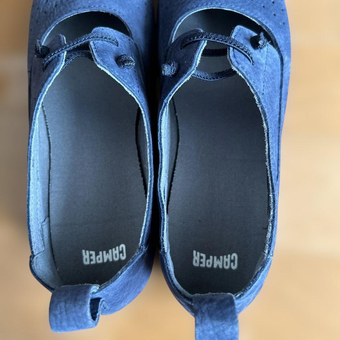 カンペールRightNina サイズ38ブルー 未使用　新品同様