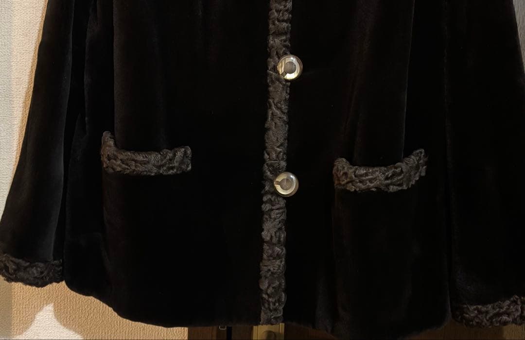 とこ　美品　SAGA MINK(サガミンク)コート　リバーシブル