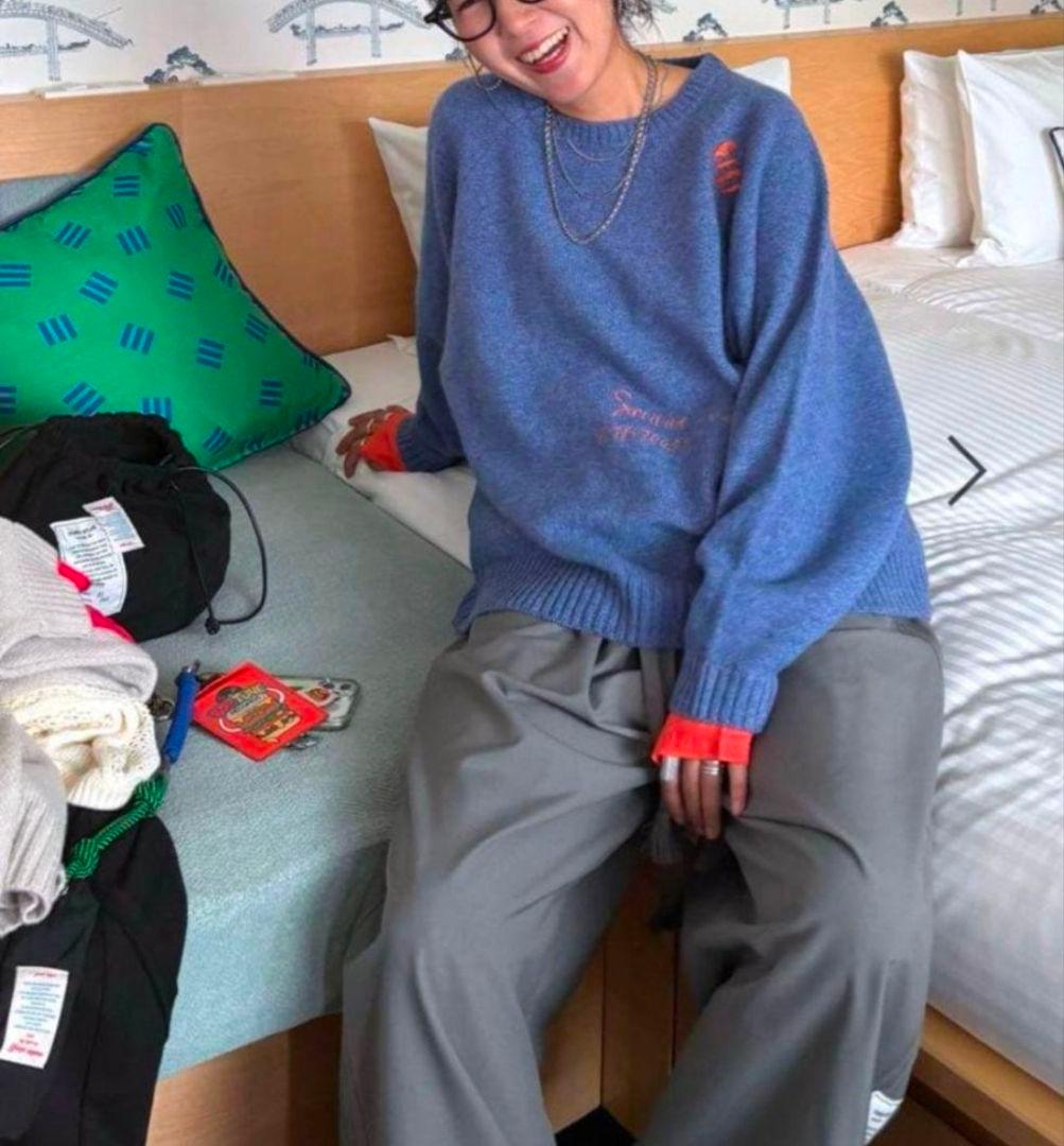 ニコアンド misayo ２点セット ミリアウター 配色ドルプルオーバー