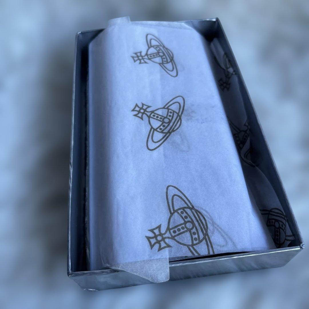 ヴィヴィアン・ウエストウッド　長財布　落ち着いた赤　箱、袋潰れてる