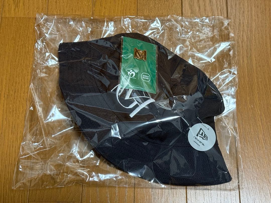 ミセス×スニダン ニューエラBUCKET01 MGA LOGO HAT NAVY