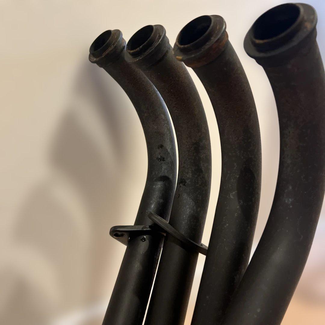 バリオス2 M-TEC中京　ショート菅　ガスケット付き　※サイレンサー凹みあり