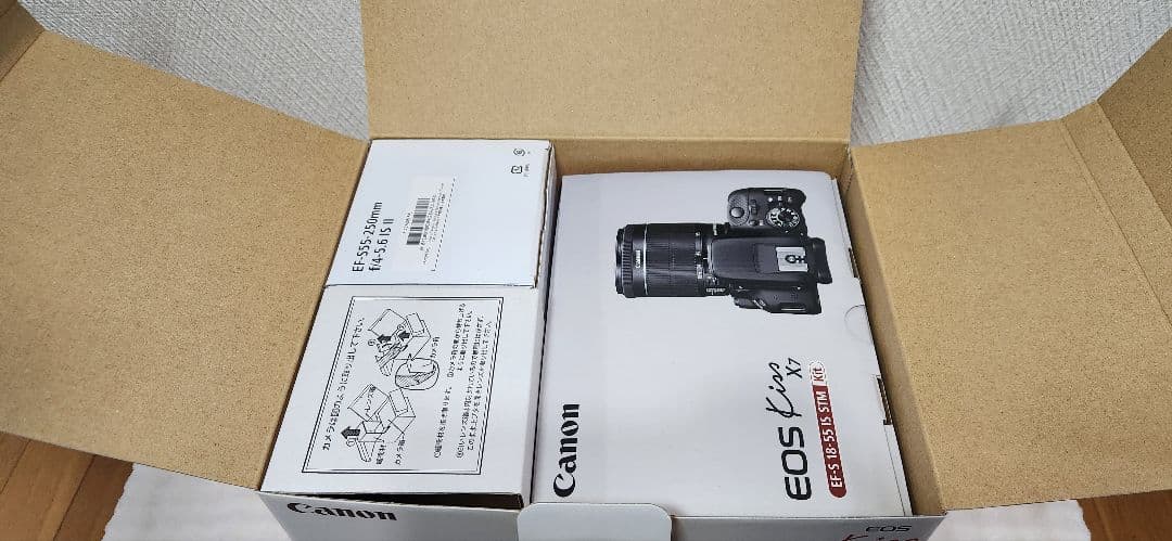 Canon EOS kiss X7ダブルズームキット