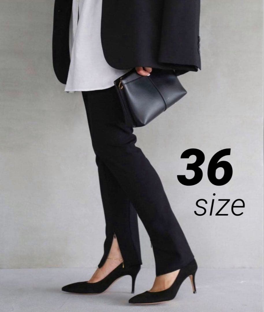 ほぼ未使用　ドゥーズィエムクラス　Zip レギンスパンツ　36