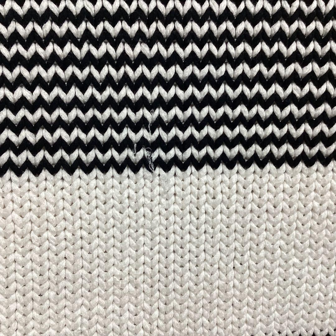 BATONER バトナー　クルーネック ボーダーニット ゆったりめ