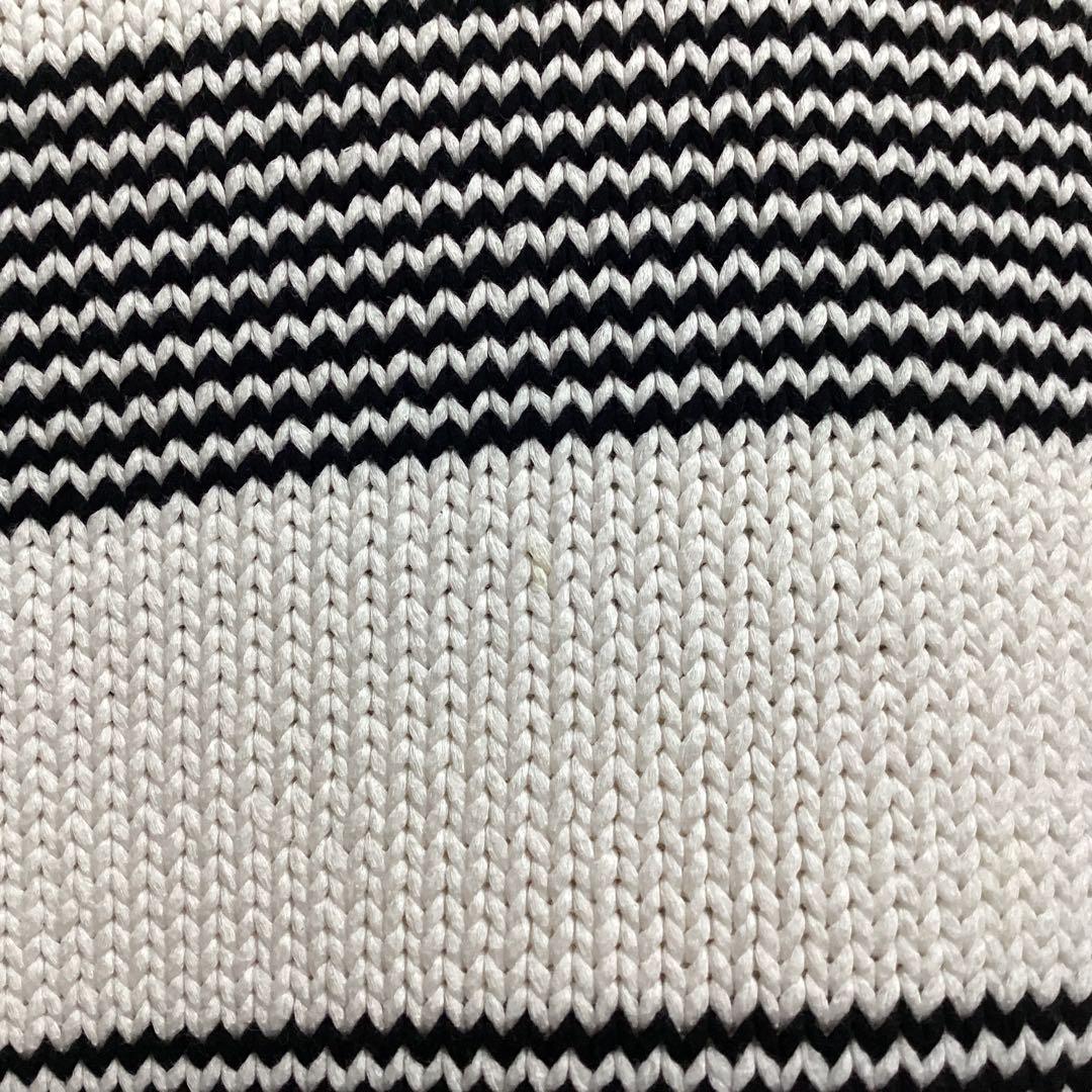 BATONER バトナー　クルーネック ボーダーニット ゆったりめ