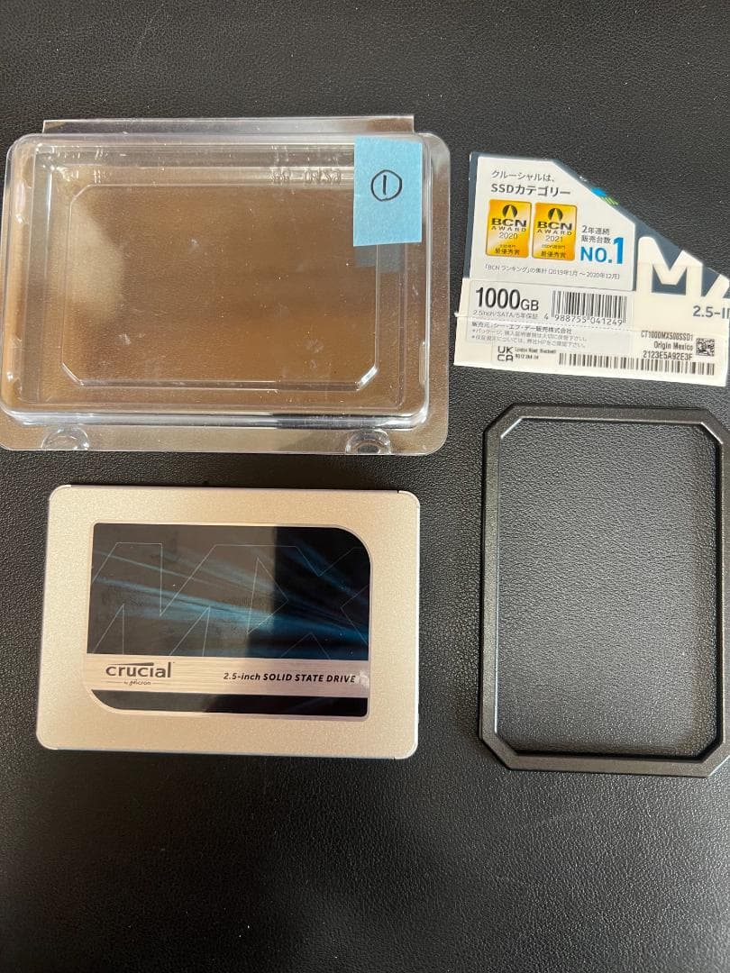 クルーシャルSSD　1000G　中古品【極上・稼働24時間・国内正規品】