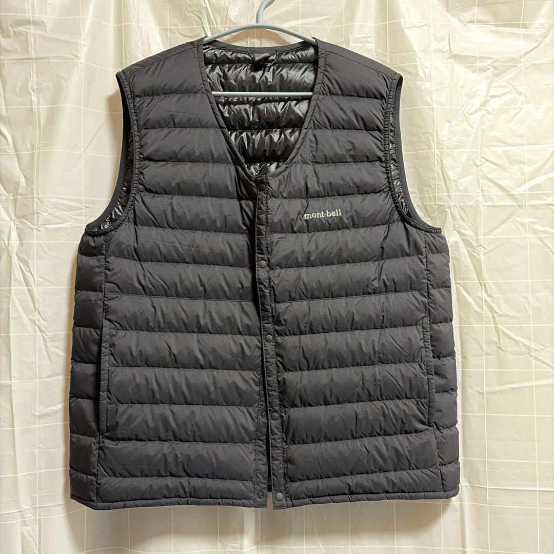 モンベル　スペリオダウン　Vネックベスト　Men’s