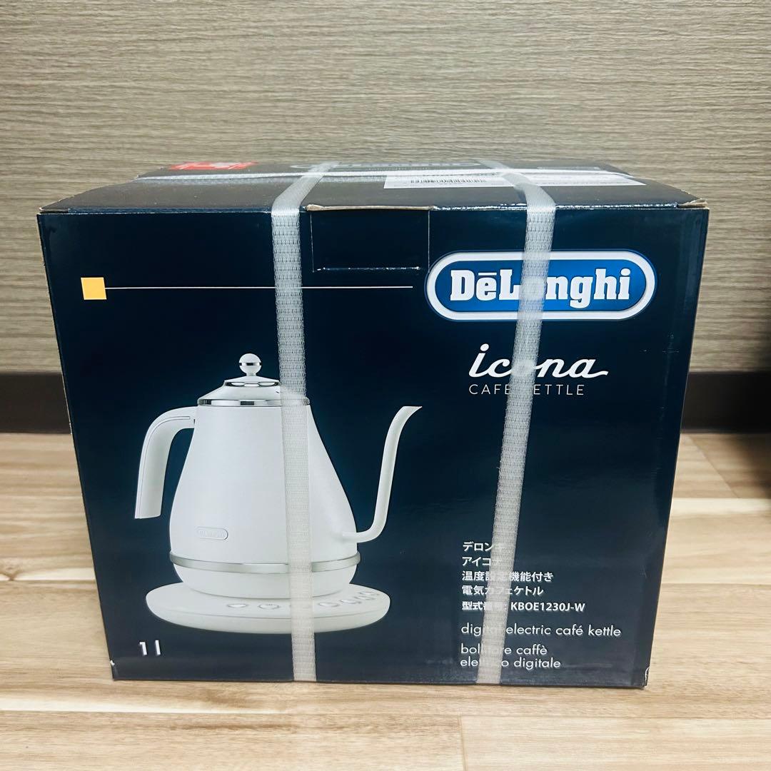 新品！DeLonghi デロンギ　KBOE1230J-W 電気ケトル