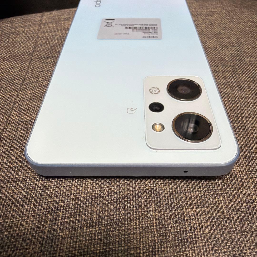 OPPO Reno 7 Aスマートフォン 本体 ドリームブルー