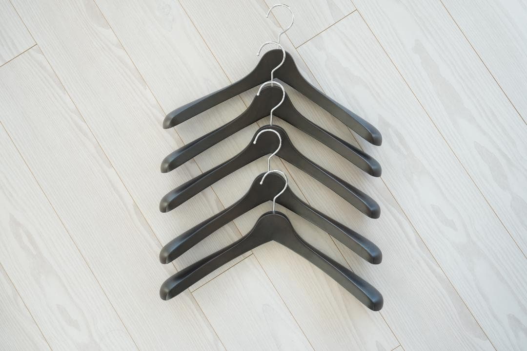 【NAKATA HANGER】5本組スモークブラウン SET-01N 430mm