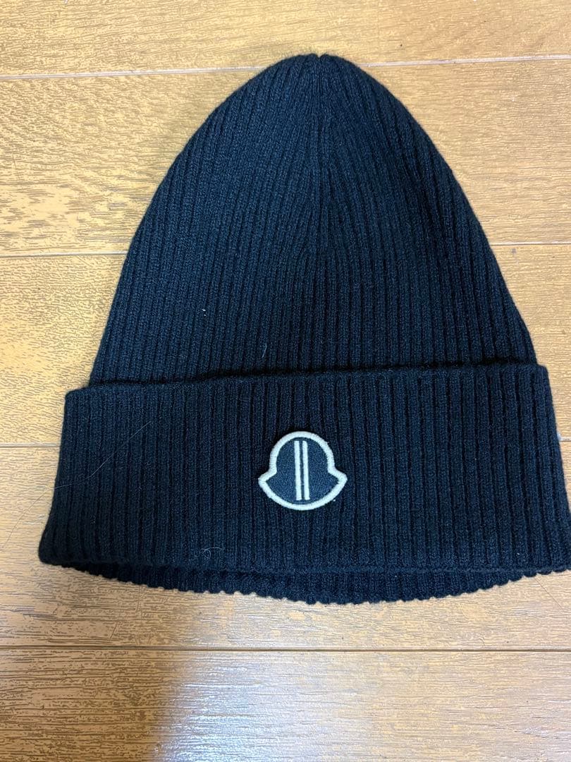 【MONCLER＋RICK OWENS】モンクレールリックオウエンスロゴビーニー