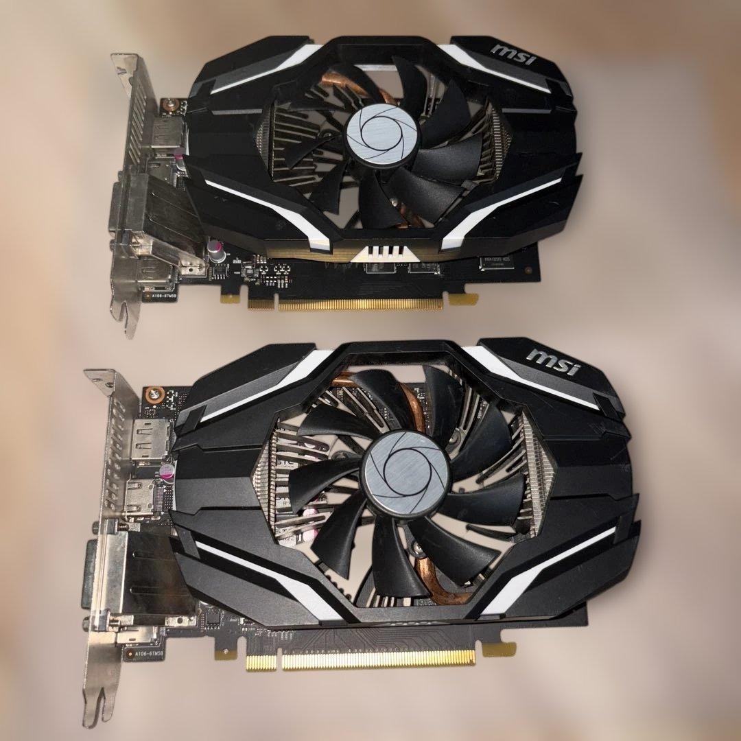 MSI GeForce GTX 1060 3G 2台セット