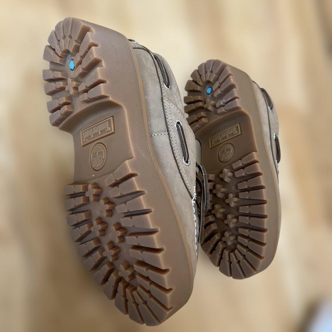 新品Timberlandティンバーランドヒョウ柄厚底ローファー 22.5