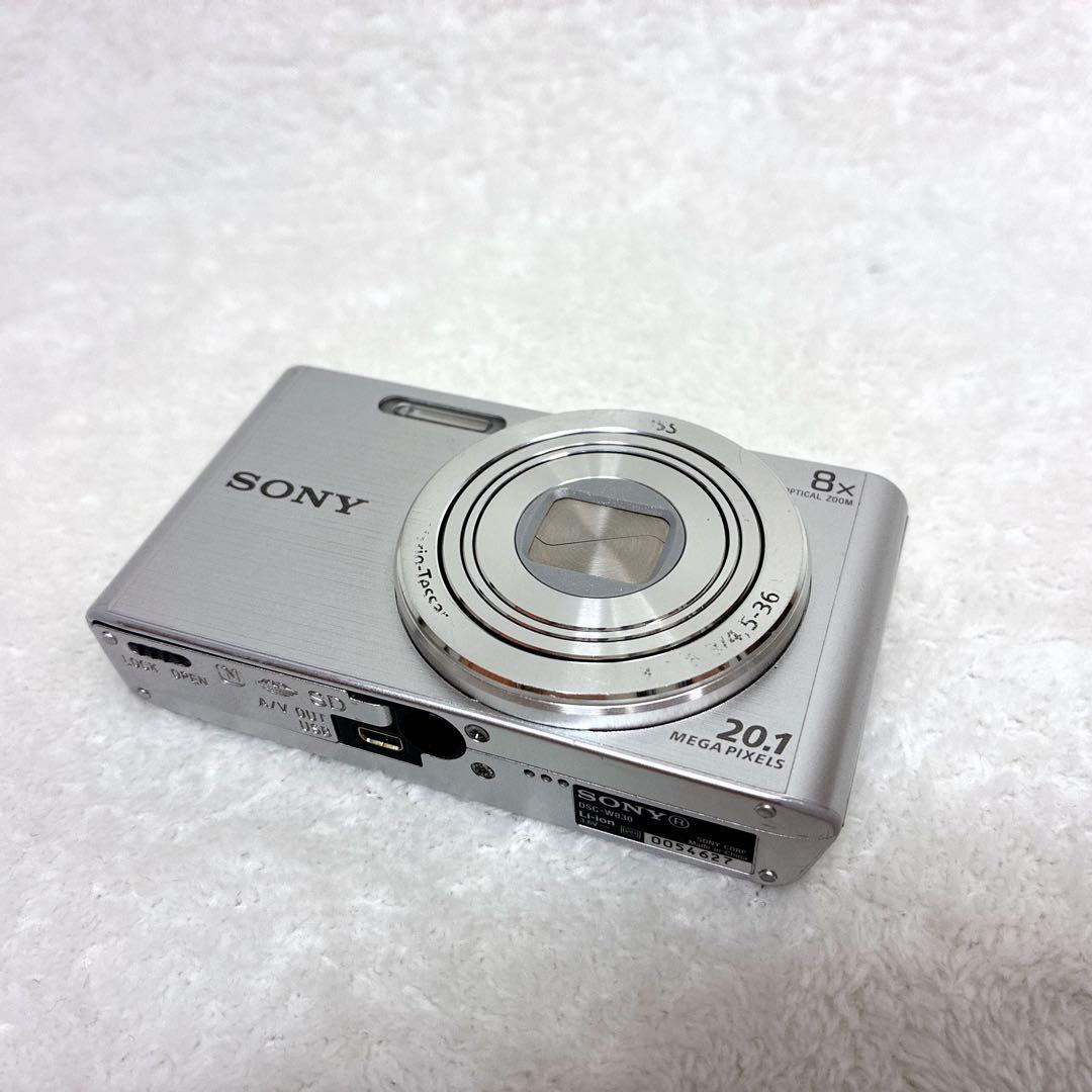 SONY Cyber-shot DSC-W830　シルバー　デジカメ　コンデジ